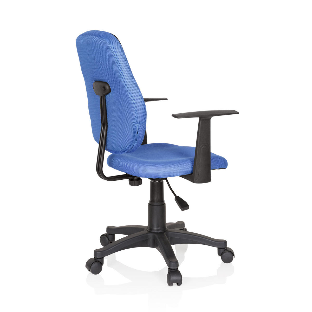 OTOČNÁ ŽIDLE PRO MLÁDEŽ, modrá, černá - modrá/černá, Basics, plast (56/89-99/50cm) - MID.YOU