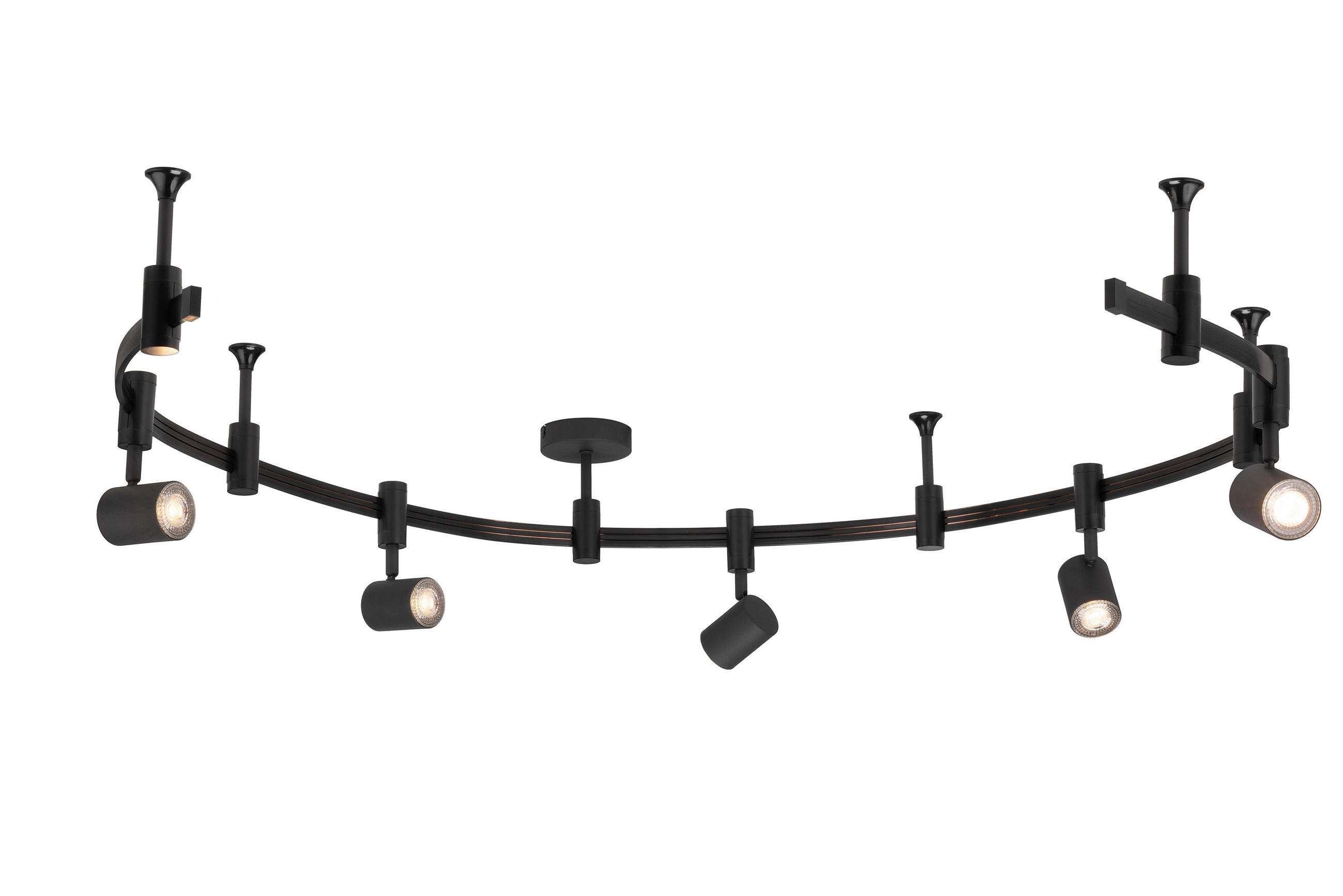 SCHIENENSYSTEM - Schwarz, Trend, Kunststoff/Metall (240cm) - Novel