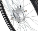ELEKTROFAHRRAD 21.ESC.30, 28" - Weiß Hochglanz, KONVENTIONELL, Metall (66/117/165cm)