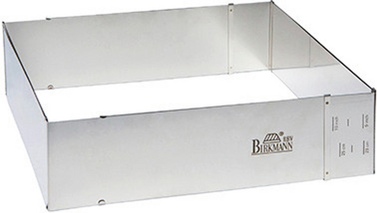 BACKRAHMEN  - Silberfarben, KONVENTIONELL, Metall (22-43/7/25-48cm) - Birkmann