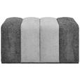 HOCKERBANK 84/45/45 cm Vliesstoff, Leinenoptik Dunkelgrau  - Dunkelgrau, Trend, Textil (84/45/45cm) - Xora