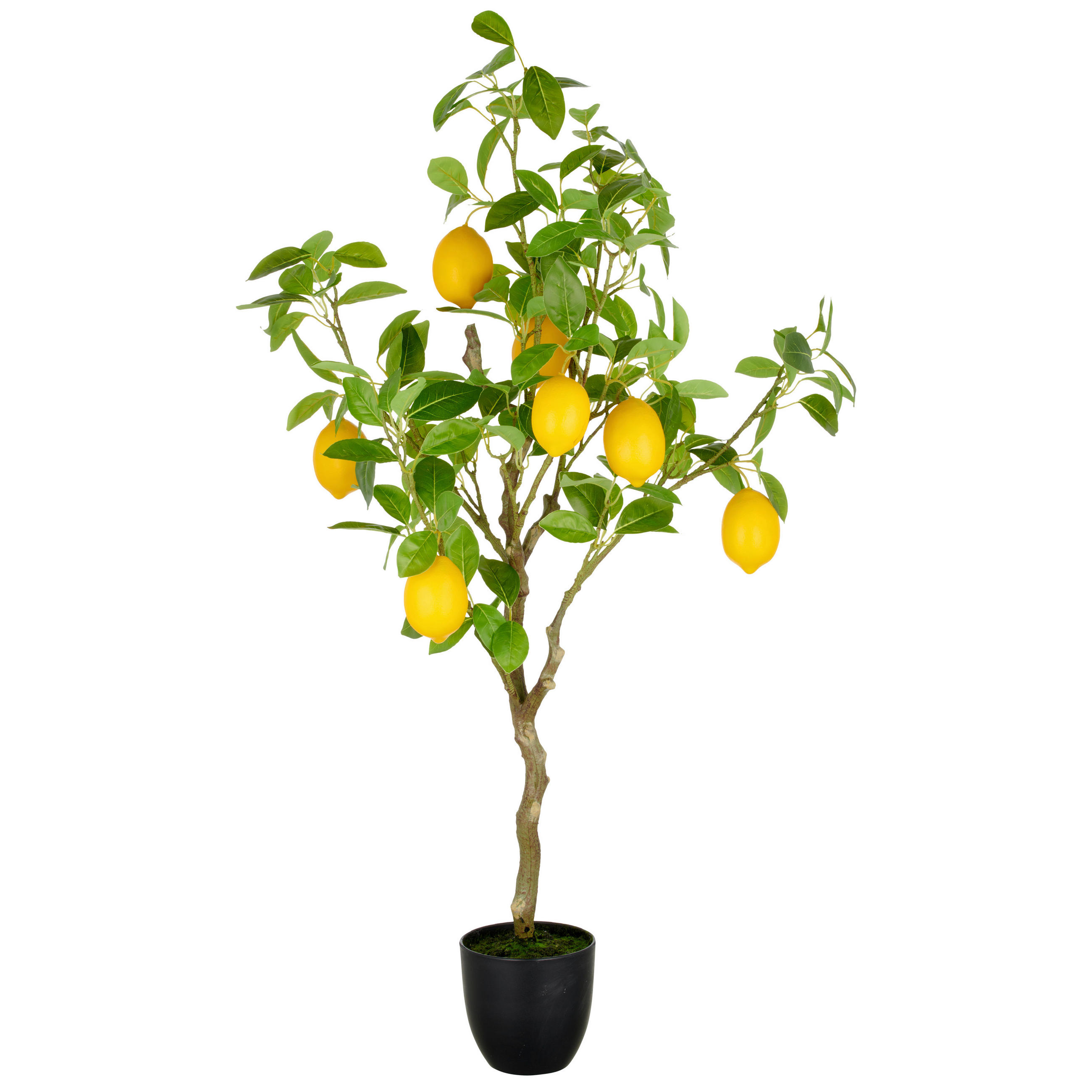 KUNSTPFLANZE  - Gelb/Braun, Basics, Kunststoff (21/115/21cm)