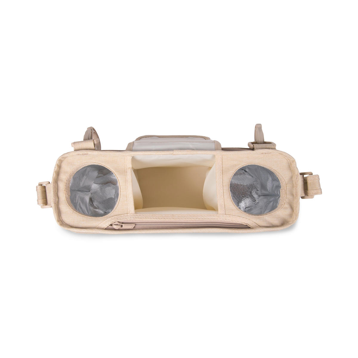 BUGGY-ORGANIZER Parent Console  - Beige, Basics, Textil (38,1/12,44/19,3cm) - WONDERFOLD