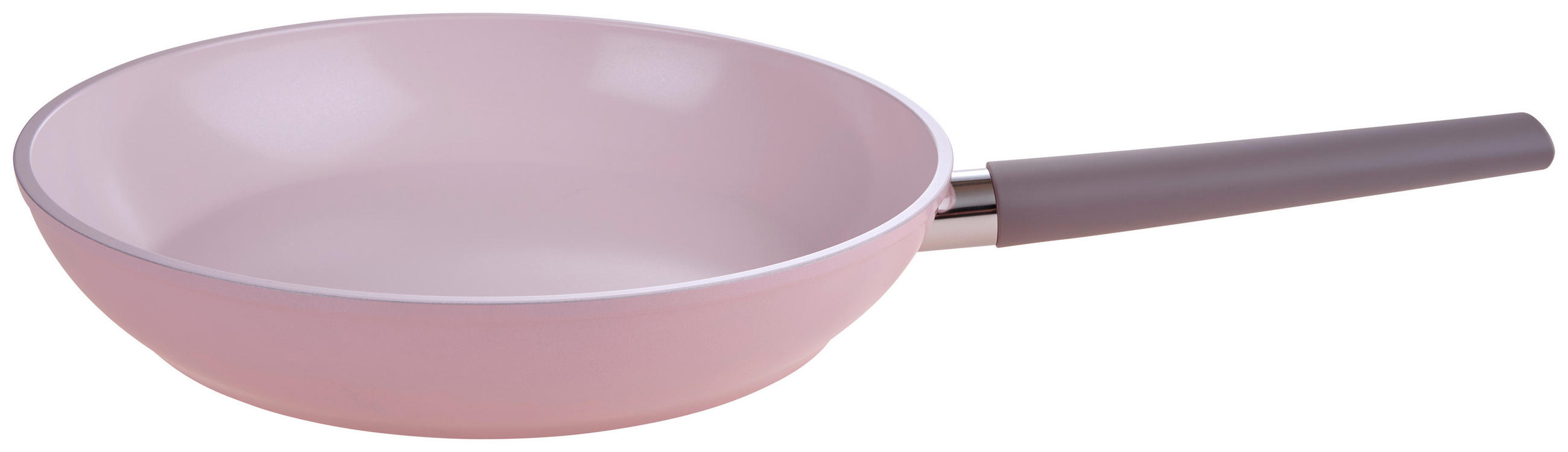 BRATPFANNE Colorful Kitchen Keramikbeschichtung  - Rosa, LIFESTYLE, Kunststoff/Metall (28/5,3cm) - Homeware Profession.