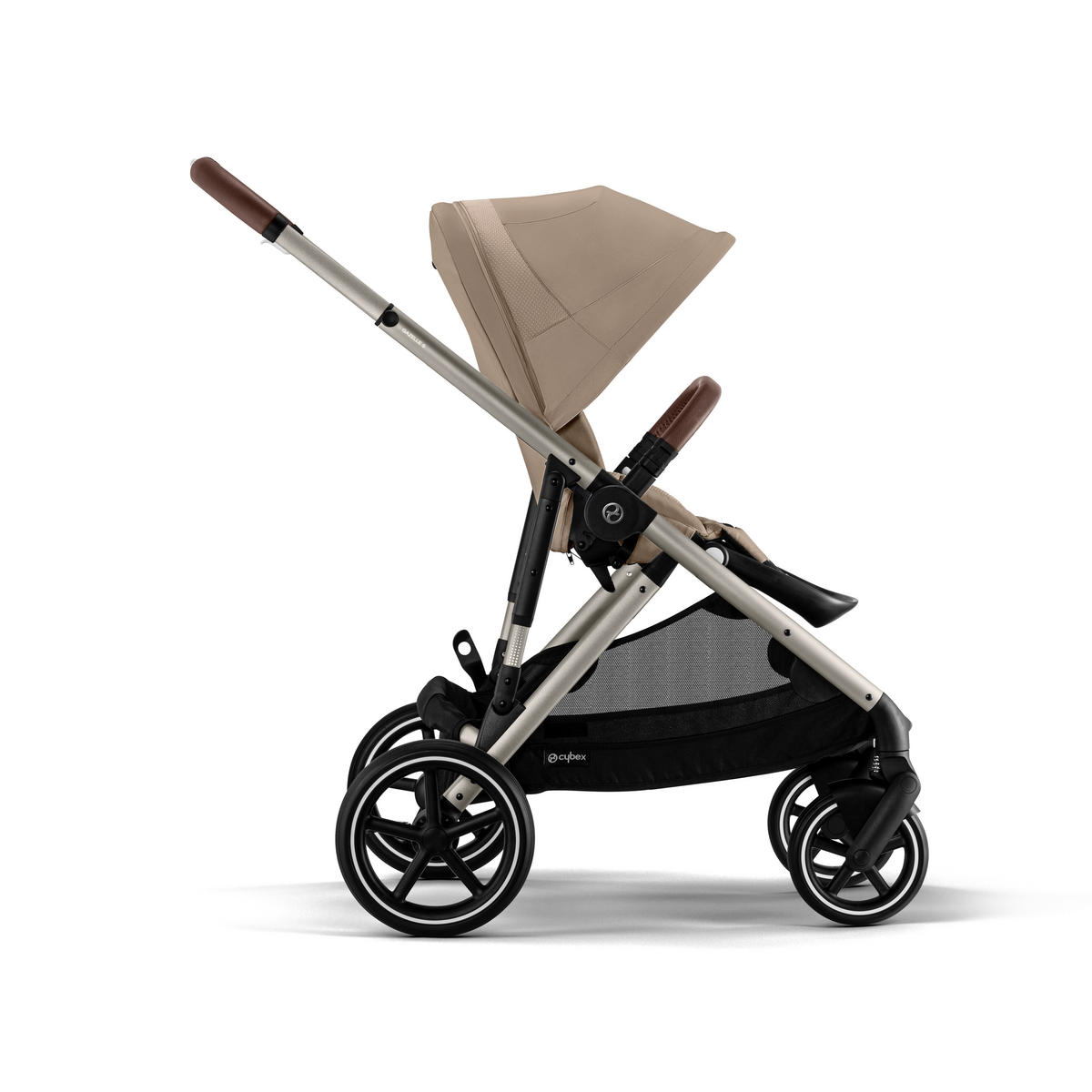 KINDERWAGEN  Gazelle S  Almond Beige  - Taupe/Beige, Basics, Kunststoff/Textil (93-106/65/100-110cm) - cybex GOLD