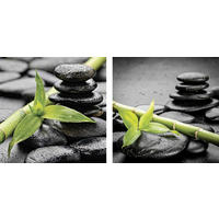 OBRAZ NA SKLE, zen, 20/40 cm  - vícebarevná, Konvenční, sklo (20/40cm) - Euroart