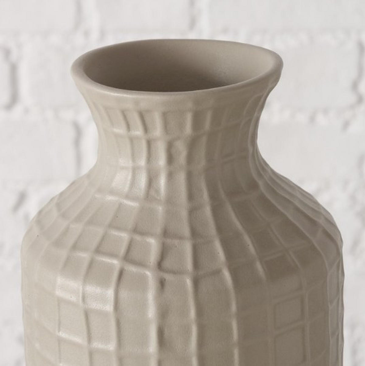 VAZA   14/61 cm    keramika  - bežbraon, Osnovno, keramika (14/61cm)