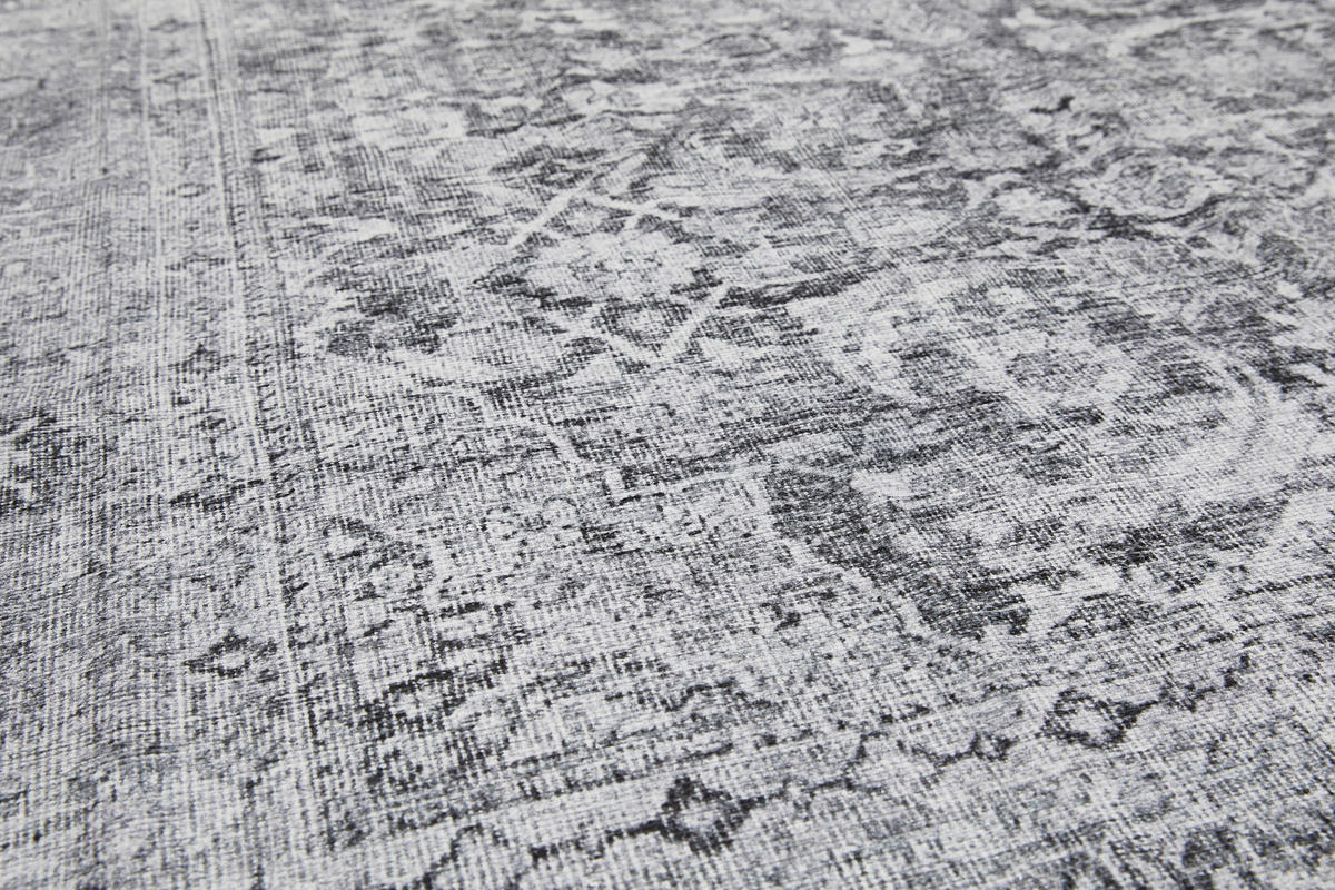 VINTAGE-TEPPICH 120/170 cm Lago Grau  - Grau, LIFESTYLE, Textil (120/170cm) - Novel