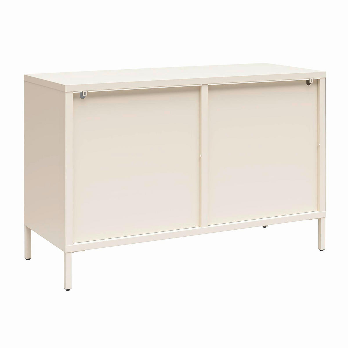 KOMMODE Luna 100/64/40 cm  - Creme, Design, Glas/Metall (100/64/40cm) - MID.YOU