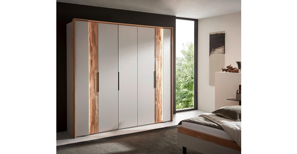 DREHTÜRENSCHRANK  in Hellgrau, Wildeiche  - Wildeiche/Hellgrau, Design, Holz/Holzwerkstoff (251,9/223,3/62cm) - Dieter Knoll