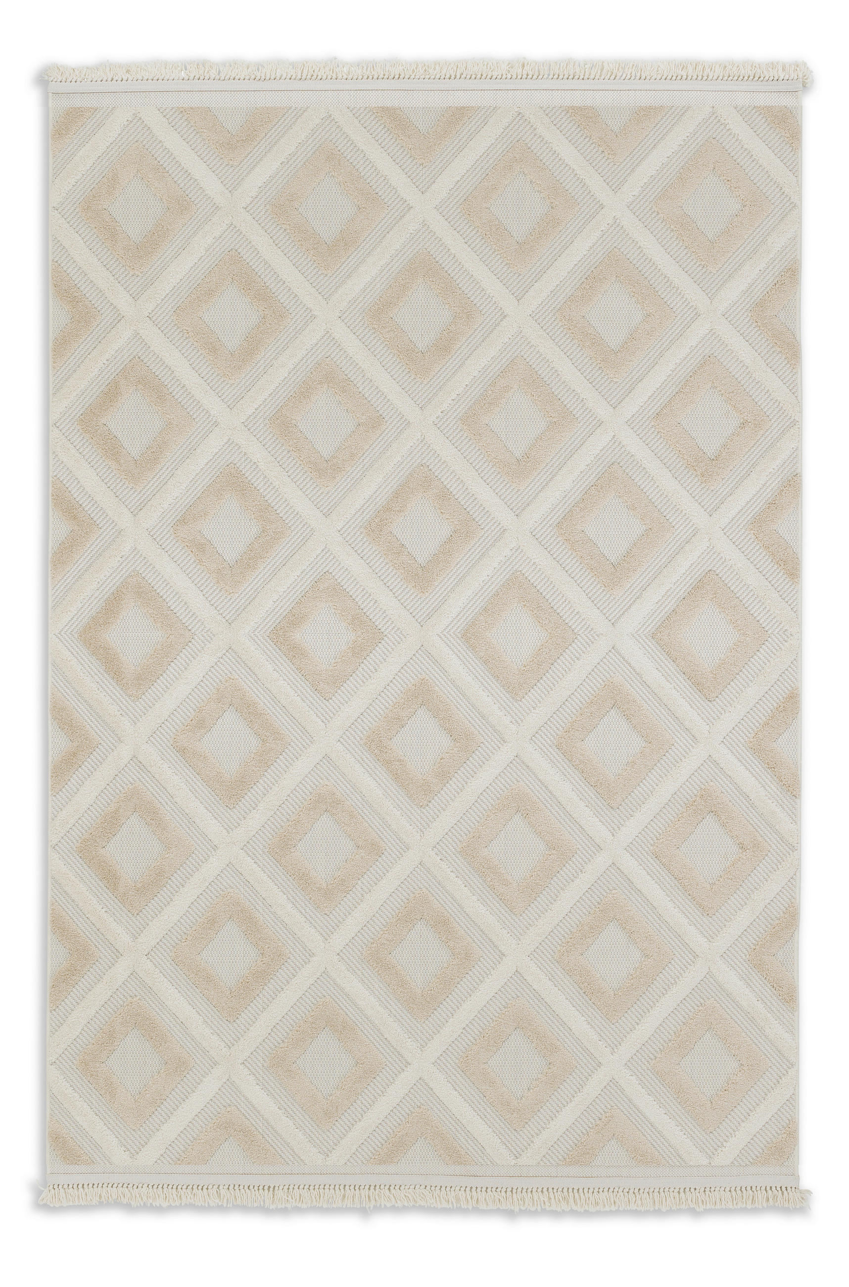 TEPPICH 133/190 cm Summer Beige  - Beige, Basics, Kunststoff/Textil (133/190cm) - Schöner Wohnen