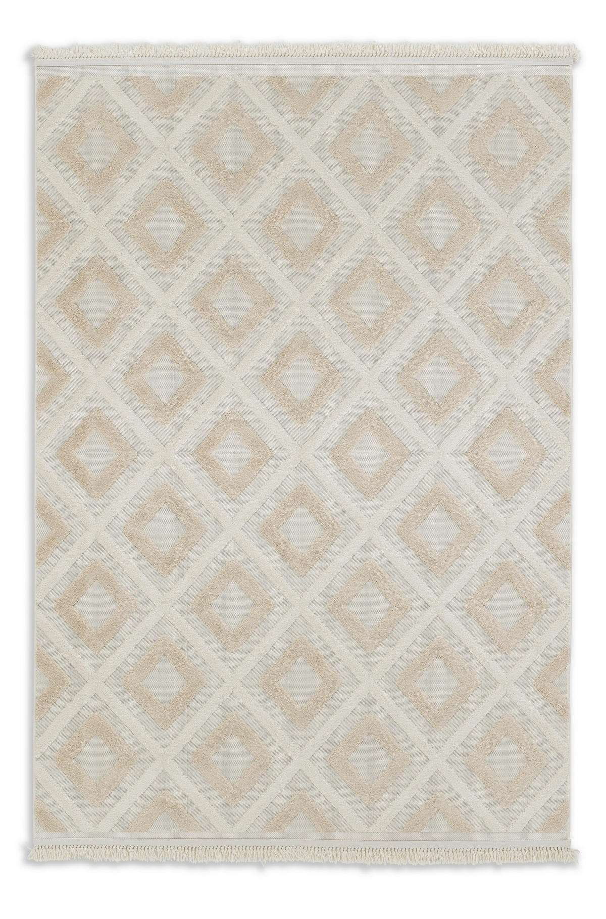 WEBTEPPICH 80/150 cm Summer Beige rechteckig  - Beige, Basics, Kunststoff/Textil (80/150cm) - Schöner Wohnen