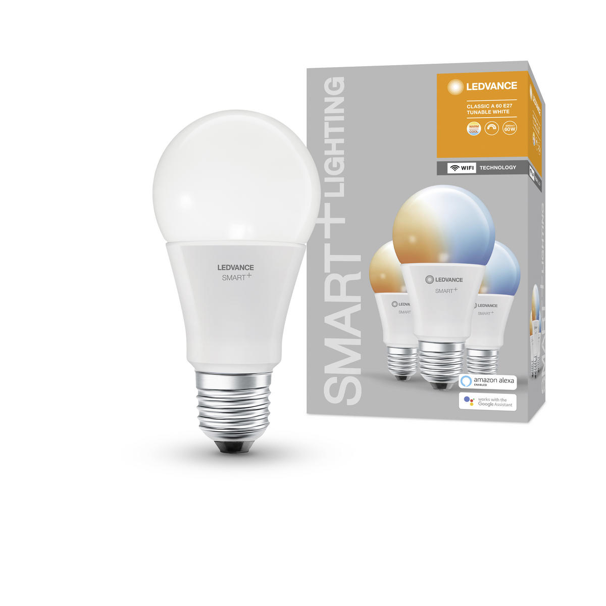 LED-LEUCHTMITTEL   E27 9 W 806 lm 3 Stück  - Weiß, Basics, Glas/Kunststoff (6/11,5cm) - Ledvance