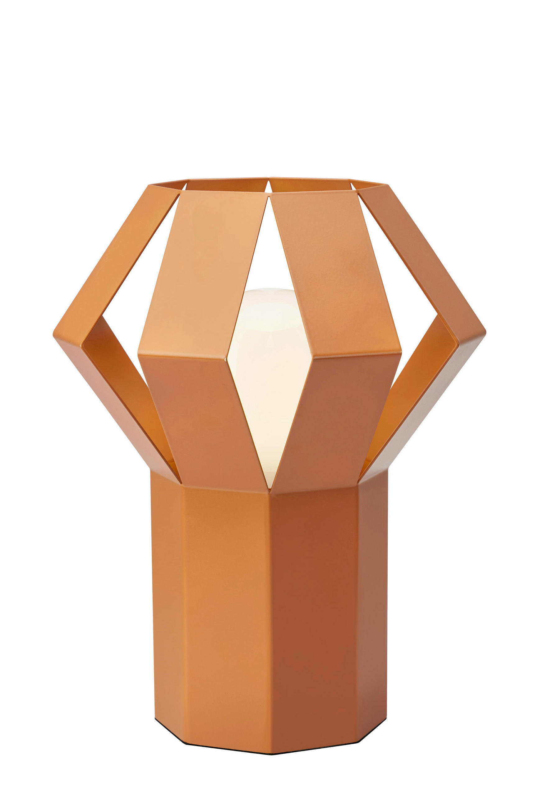 TISCHLEUCHTE Octa 21/27/21 cm  - Orange, Basics, Metall (21/27/21cm) - Markslöjd