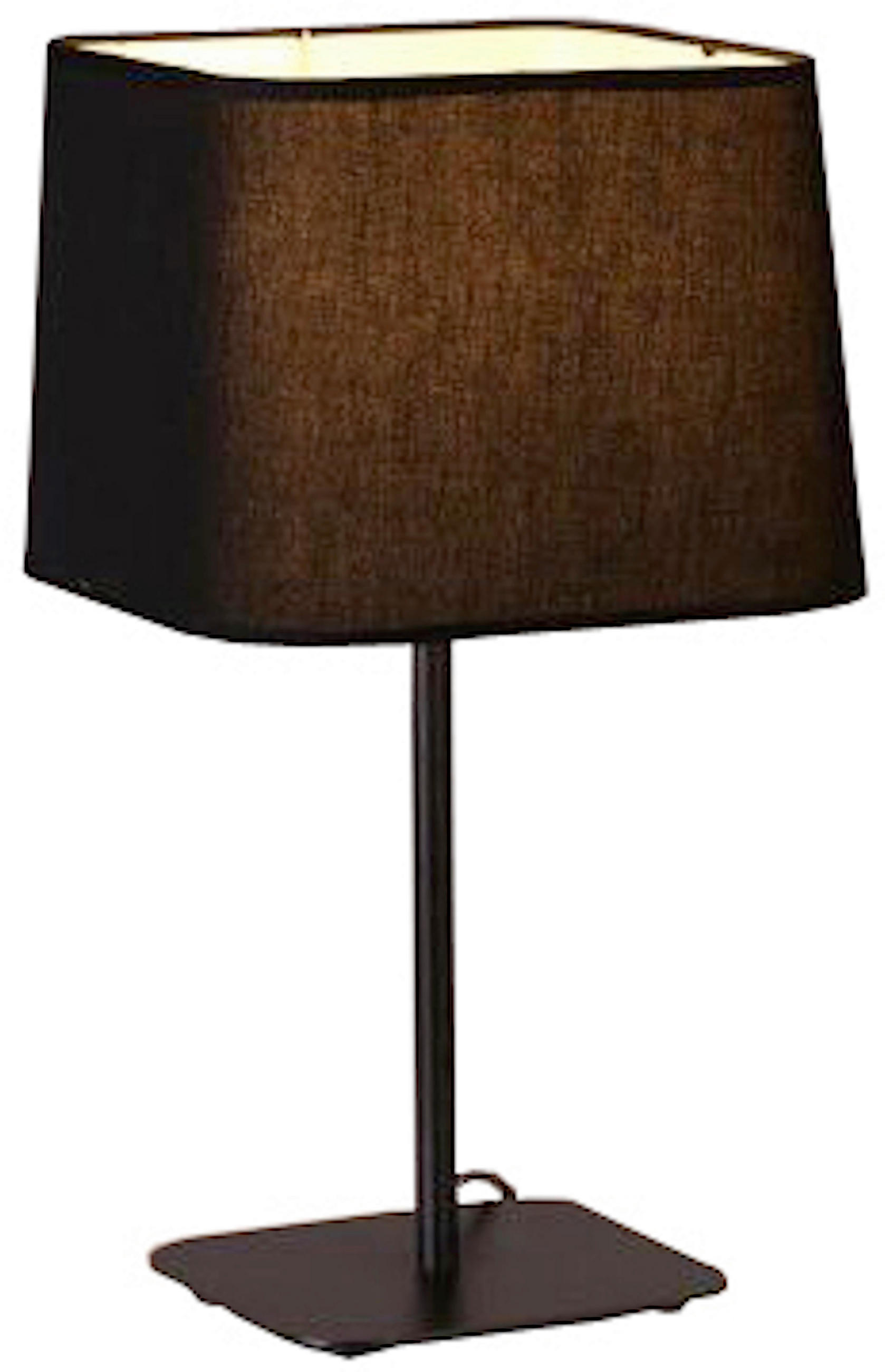 TISCHLEUCHTE Marbella  46/26/26 cm  - Schwarz, Design, Kunststoff/Textil (46/26/26cm)