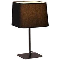 TISCHLEUCHTE Marbella  46/26/26 cm  - Schwarz, Design, Kunststoff/Textil (46/26/26cm)