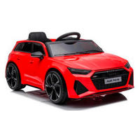 ELEKTRO-KINDERAUTO AUDI RS 6  - Rot, KONVENTIONELL, Kunststoff/Metall (102/60/43cm) - Atrigo