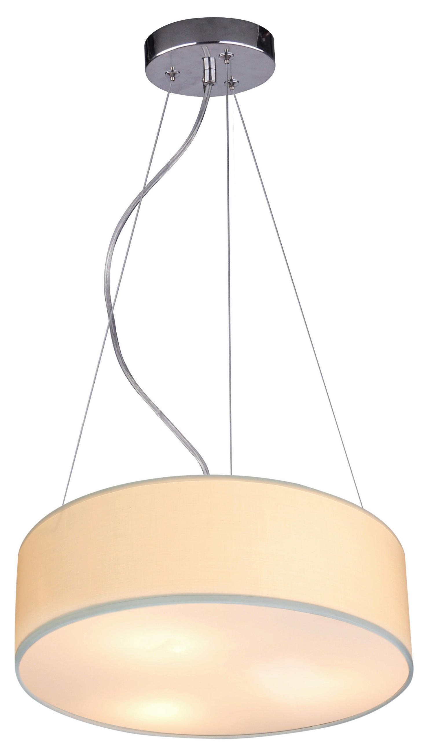 HÄNGELEUCHTE 40/40/100 cm   - Creme, Basics, Metall (40/40/100cm)