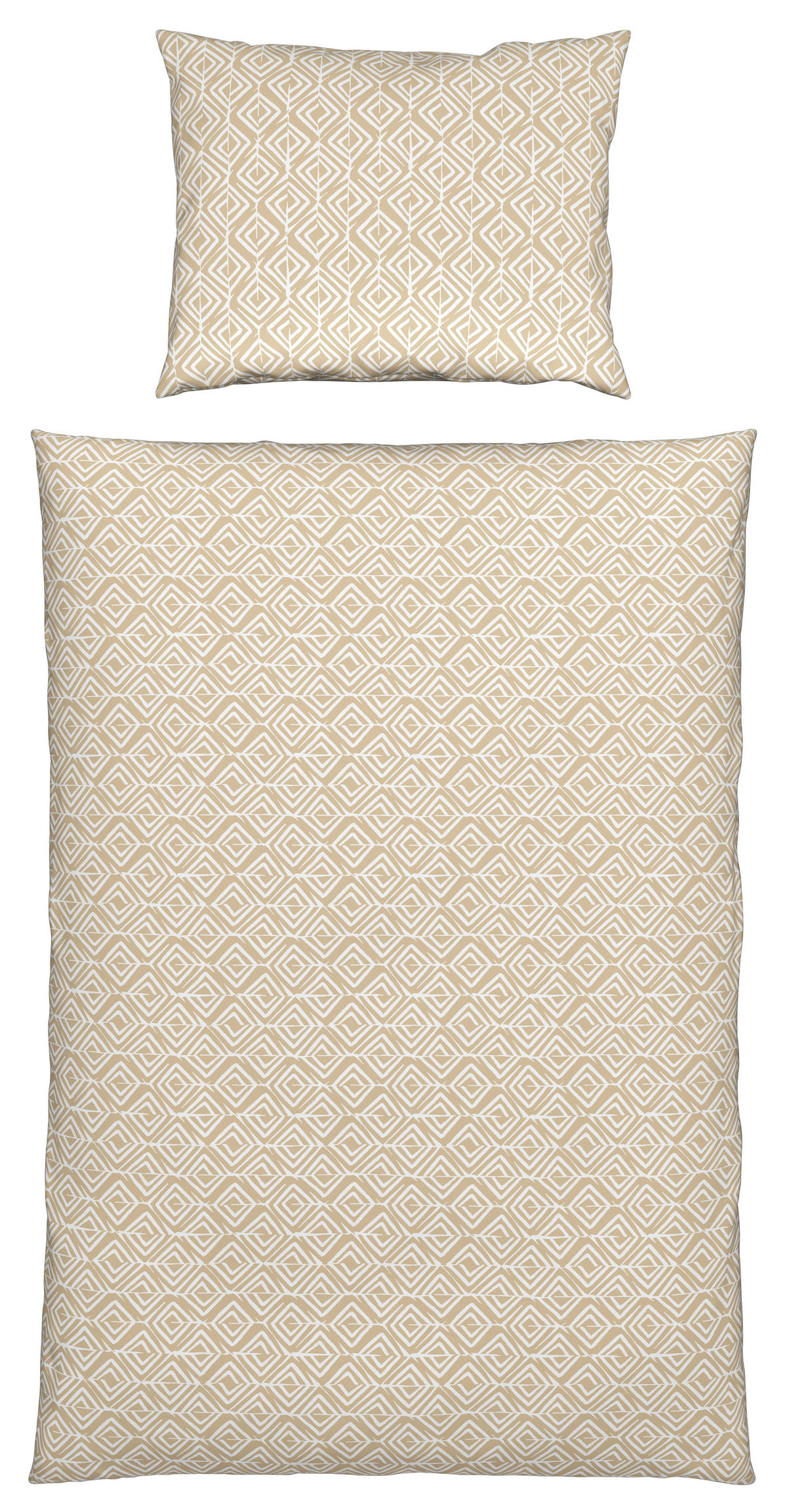 POSTELJINA CHRISI 140/200 cm kreton bež  - bež, Dizajnerski, tekstil (140/200cm) - Boxxx