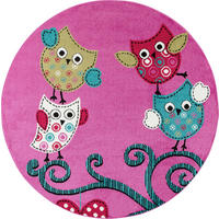 KINDERTEPPICH 160/160 cm Kids Eule  - Violett, Trend, Textil (160/160cm) - Ben'n'jen