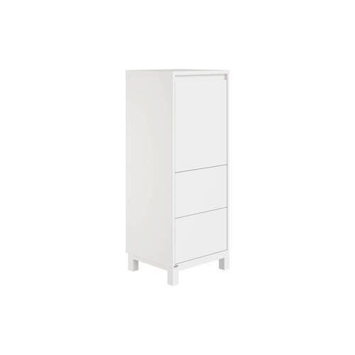HIGHBOARD Olli Highboard 1T2S  in  - Weiß, Basics, Holzwerkstoff (48,4/119,7/40,1cm) - Paidi