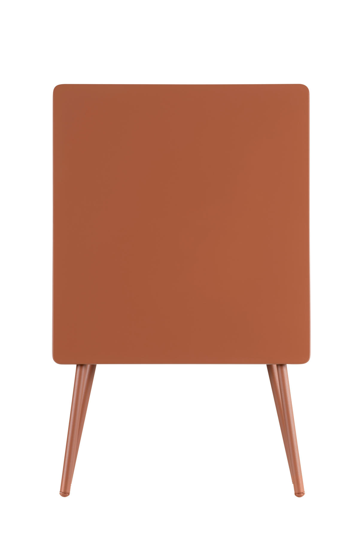 GARTENKLAPPTISCH 70/64/73 cm Metall rechteckig  - Rot, Basics, Metall (70/64/73cm) - Lafuma Mobilier