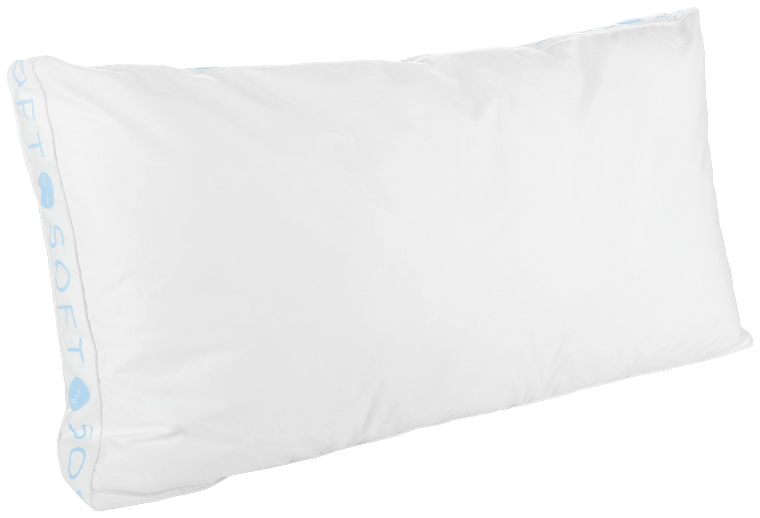 KOPFPOLSTER 40/80 cm  Comfy Soft  - Blau/Weiß, Basics, Kunststoff/Textil (40/80cm) - Sleeptex