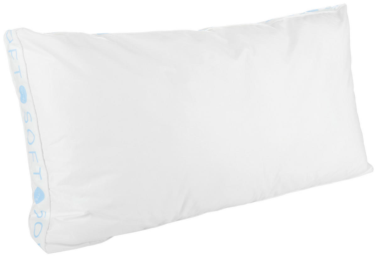 PÁRNA 40/80 cm  Comfy Soft  - kék/fehér, Basics, műanyag/textil (40/80cm) - Sleeptex