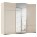 SCHWEBETÜRENSCHRANK 301/223/68 cm 3-türig Champagner  - Champagner, KONVENTIONELL, Glas/Holzwerkstoff (301/223/68cm) - Novel