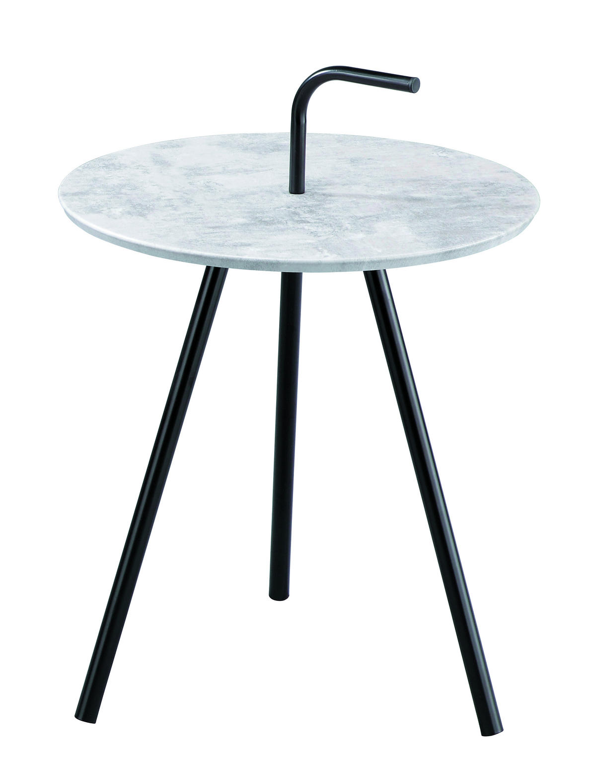 KLUB STOLIĆ siva, crna  metal, plastika, drvni materijal  - siva/crna, Moderno, drvni materijal/metal (48/52,5cm)