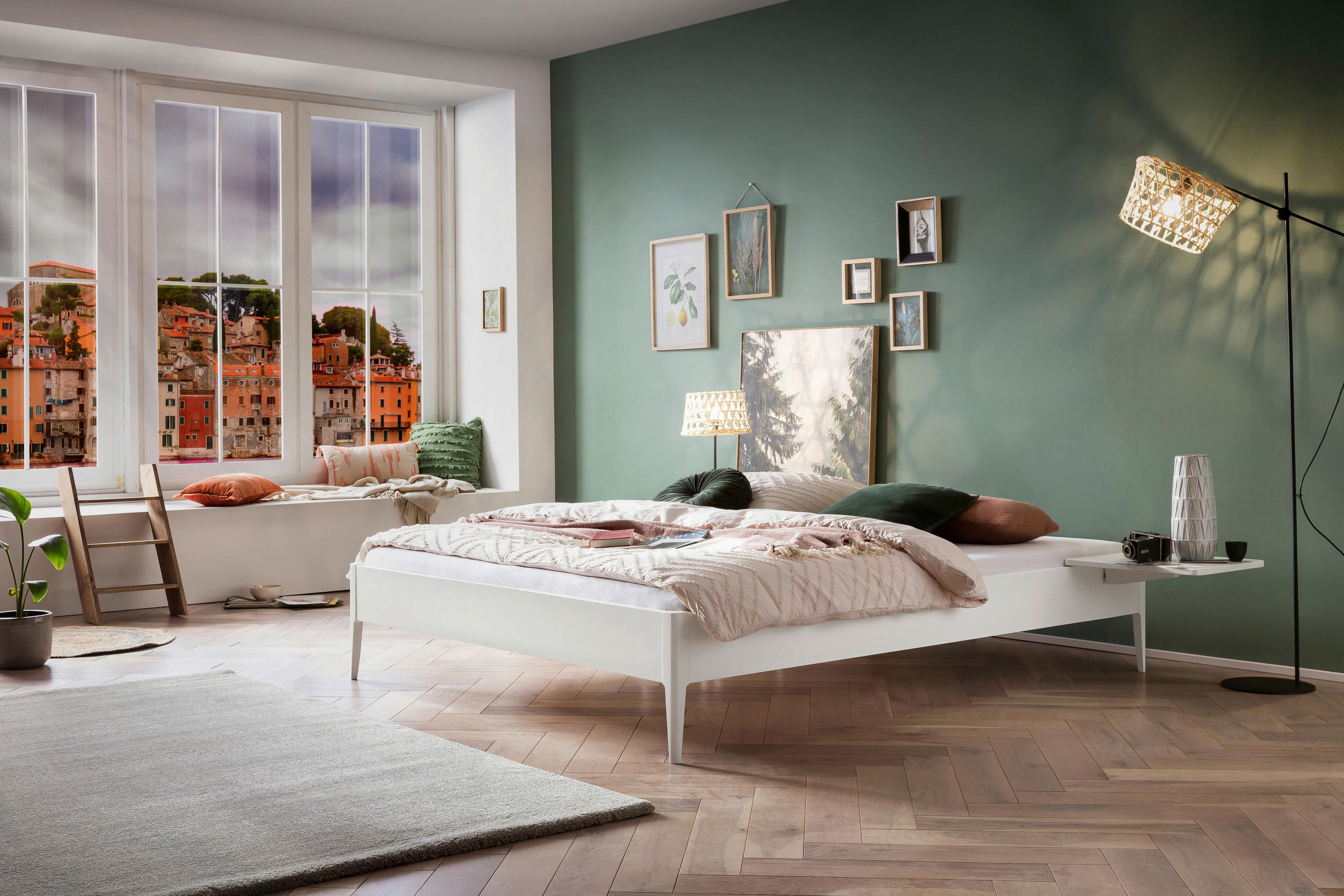BETT 140/200 cm  in Weiß  - Weiß, Basics (140/200cm) - Hasena