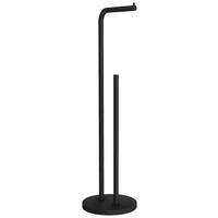 TOILETTENPAPIERHALTER  in Metall BESLAGSBODEN  - Schwarz, Basics, Metall (17/60/17cm) - Smedbo