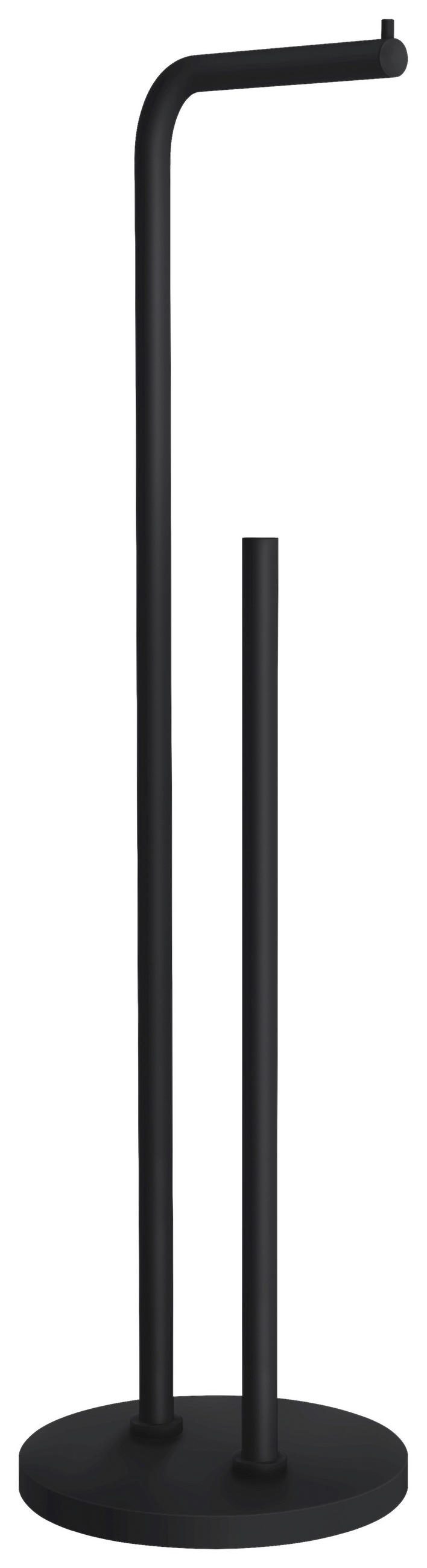 TOILETTENPAPIERHALTER  in Metall BESLAGSBODEN  - Schwarz, Basics, Metall (17/60/17cm) - Smedbo