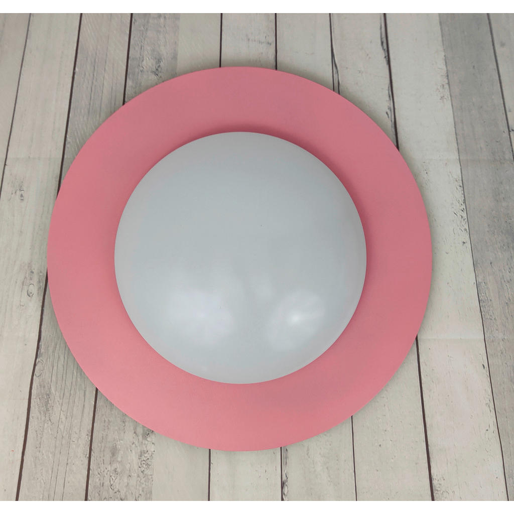 Thumbnail - Xxxl Kinderdeckenleuchte, Rosa, Kunststoff, rund,rund, 53x53x10 cm, Made in Germany, Lampen & Leuchten, Innenbeleuchtung...
