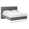 BOXSPRINGBETT 180/200 cm  in Dunkelgrau  - Chromfarben/Dunkelgrau, Konventionell, Textil (180/200cm) - Joop!