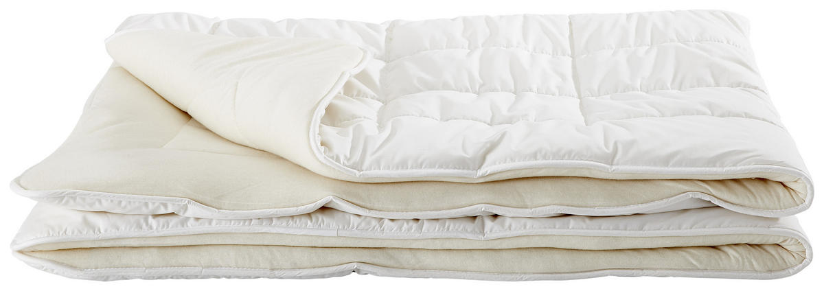 ZIMNÁ PRIKRÝVKA, 135/200 cm,  - krémová, Basics, prírodné materiály (135/200cm) - Billerbeck
