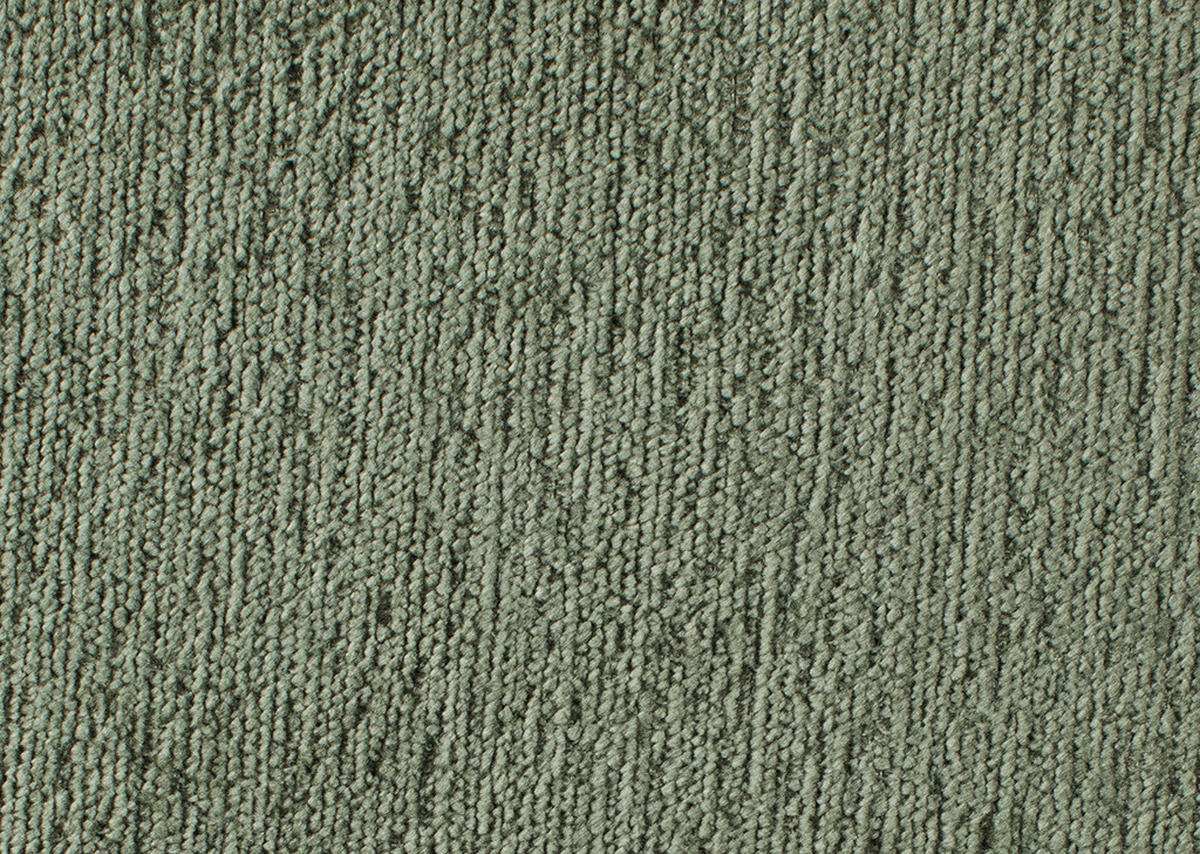 ECKSOFA Grün Chenille  - Silberfarben/Grün, KONVENTIONELL, Textil/Metall (284/143cm) - Carryhome