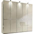 DREHTÜRENSCHRANK in Beige, Trüffeleichefarben - Chromfarben/Beige, Design, Glas/Holzwerkstoff (250/236/62cm) - Novel DREHTÜRENSCHRANK in Beige, Trüffeleichefarben - Chromfarben/Beige, Design, Glas/Holzwerkstoff (250/236/62cm) - Novel