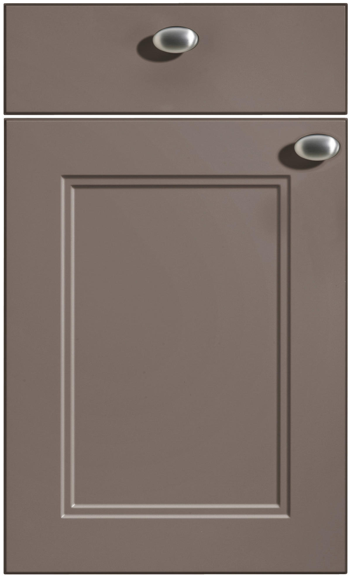 EINBAUKÜCHE WINDSOR LACK  - Grau, Design, Glas/Holzwerkstoff - Nolte Küchen