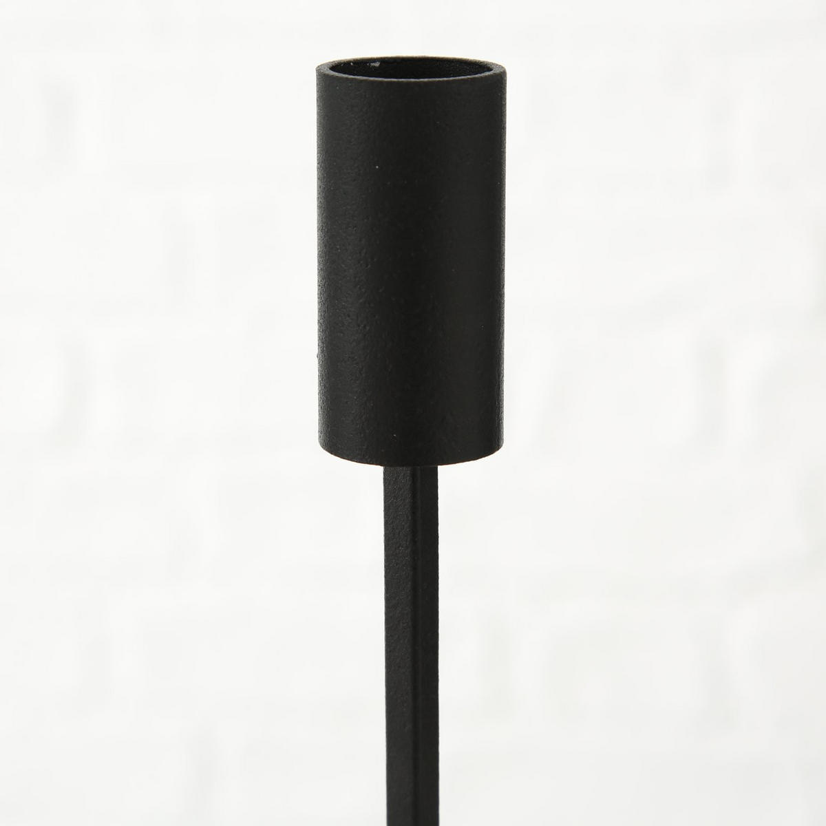 STOJAN NA SVÍČKY  kov - černá, Basics, kov (11/32cm)