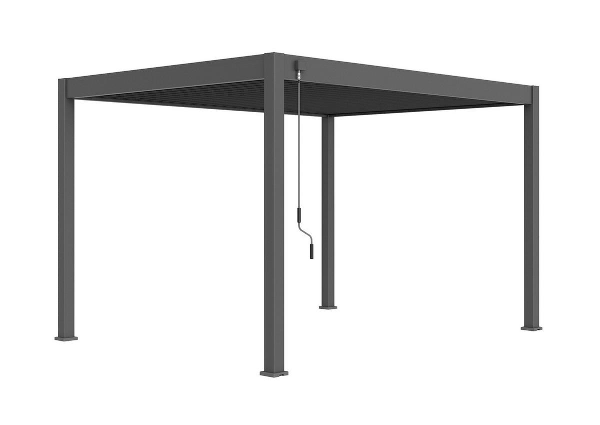 PERGOLA - Anthrazit, Basics, Metall (400/255/300cm) - Gardenson