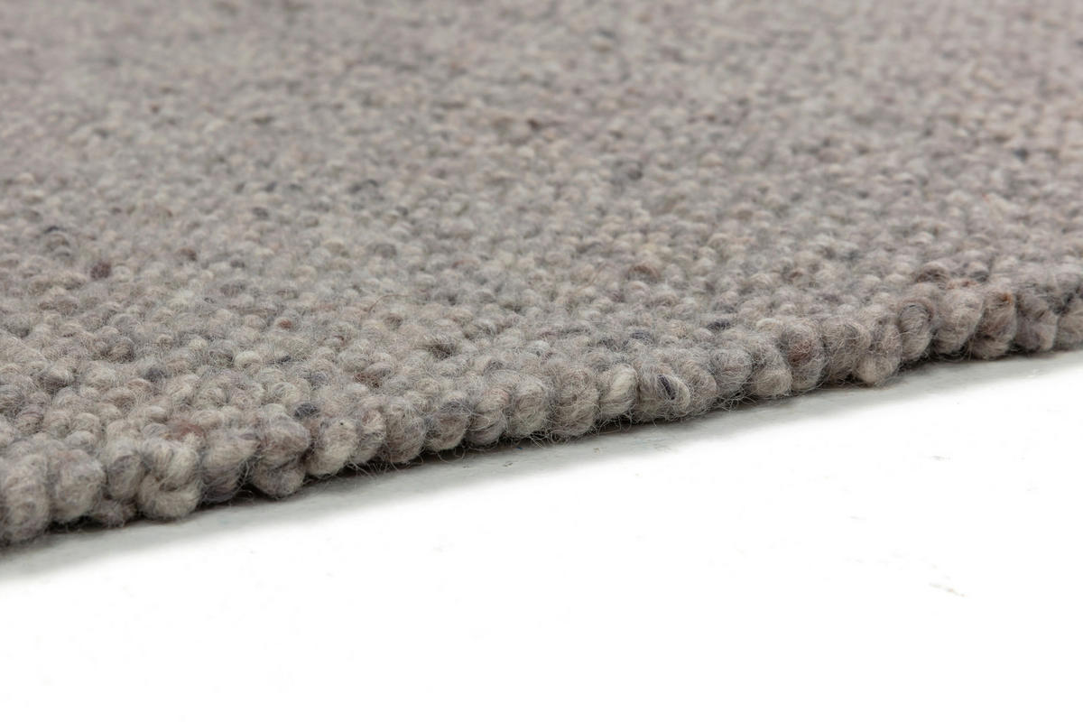 WEBTEPPICH  Wohnzimmer 70/140 cm Junika Hellgrau rechteckig  - Hellgrau, Design, Textil (70/140cm) - Schöner Wohnen
