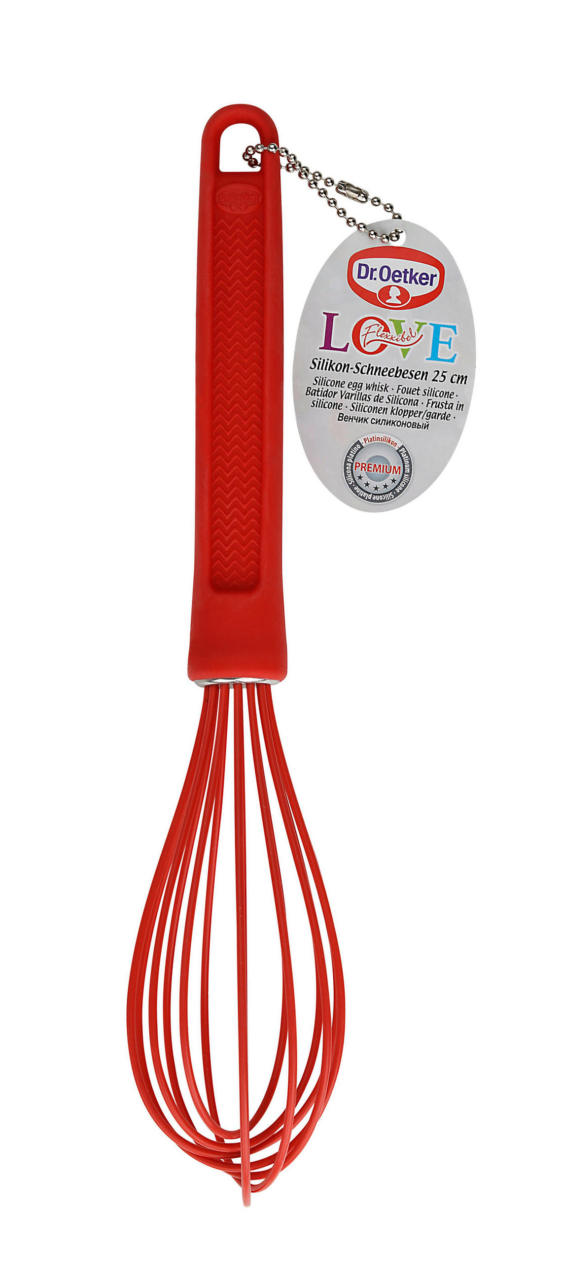 SCHNEEBESEN - Rot, Basics, Kunststoff (25cm) - Dr.Oetker