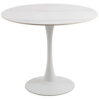 STOL ZA BLAGOVAONICU  bijela  keramika      - bijela, Trend, metal/keramika (90/75cm) - MID.YOU