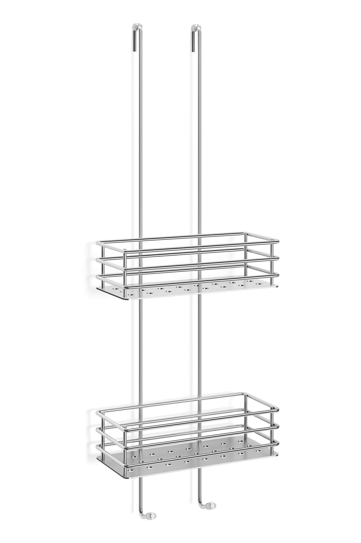 KORPA ZA TUŠ KABINU  metal  - boja hroma, Dizajnerski, metal (25,5/74/14,3cm) - Zack