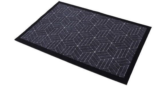 FUßMATTE 45/75 cm Cube - Anthrazit, KONVENTIONELL, Kunststoff/Textil (45/75cm) - Esposa