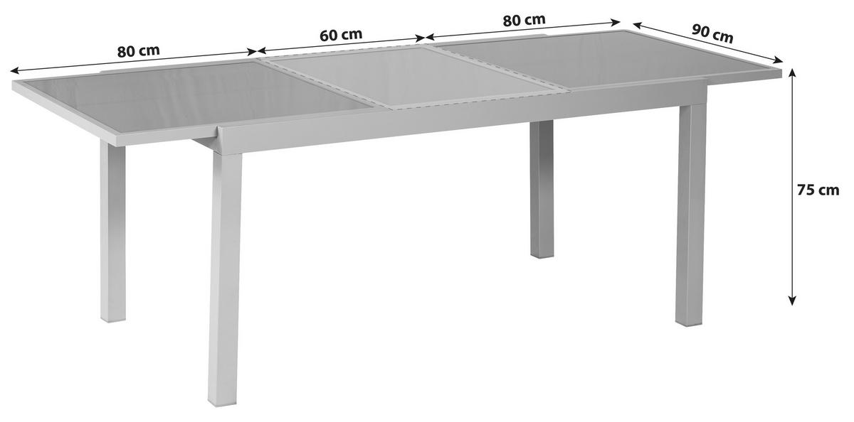 VRTNI SET   aluminij   srebrne barve srebrne barve, rjava    - srebrne barve/rjava, Moderno, kovina/tekstil - Gardenson