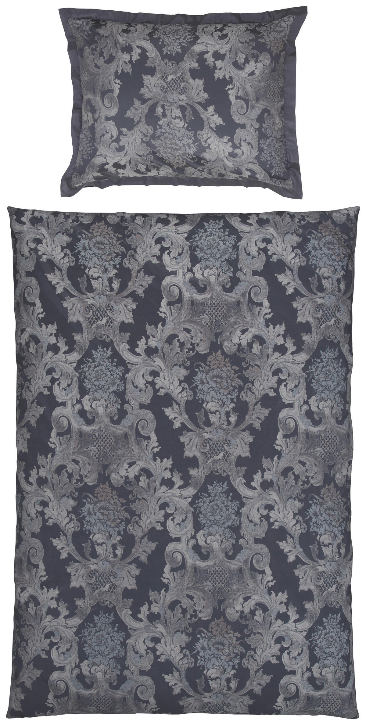 POSTELJINA 140/200 cm  LOUIS XIV.  - bijela/siva, Basics, tekstil (140/200cm) - Curt Bauer