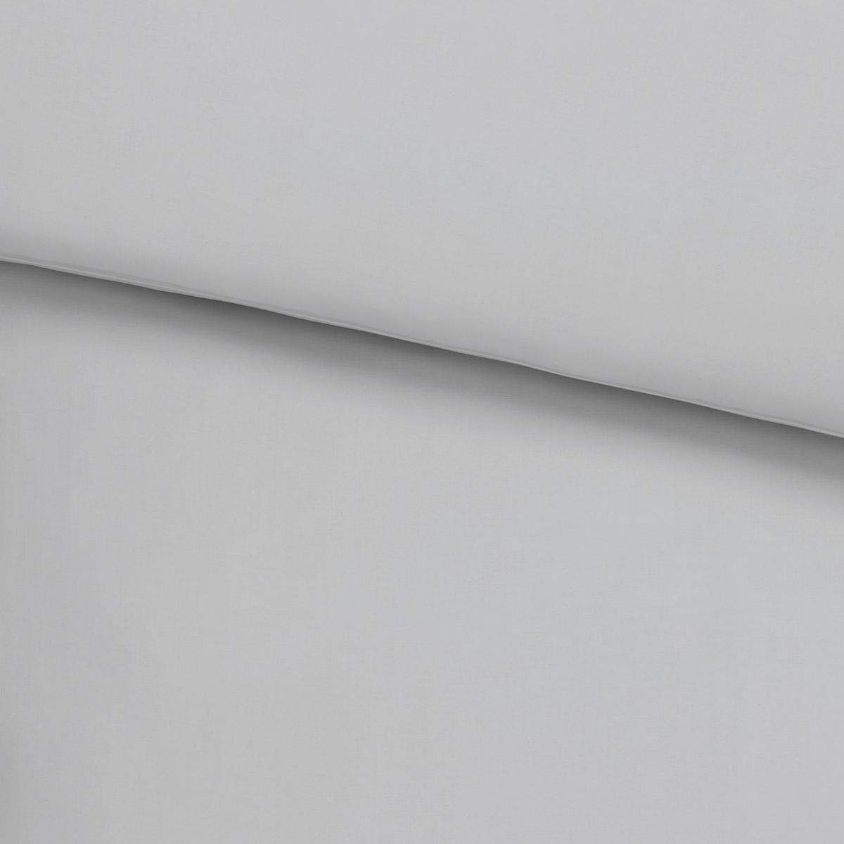 POSTELJNINA Uni 140/220 cm saten srebrne barve  - srebrne barve, Basics, tekstil (140/220cm) - Novel
