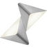 LED-DECKENLEUCHTE - Alufarben, Design, Metall (41,2/37,0/9,0cm)